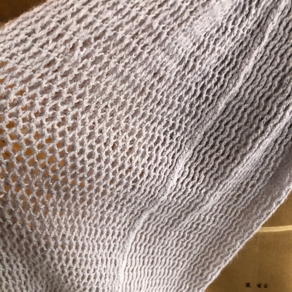 Knit Tube Infinity Scarf with Fringes - Picture 3 of 15